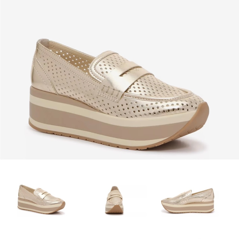 Dolce Vita Janine Slip-On size 6M gold platform